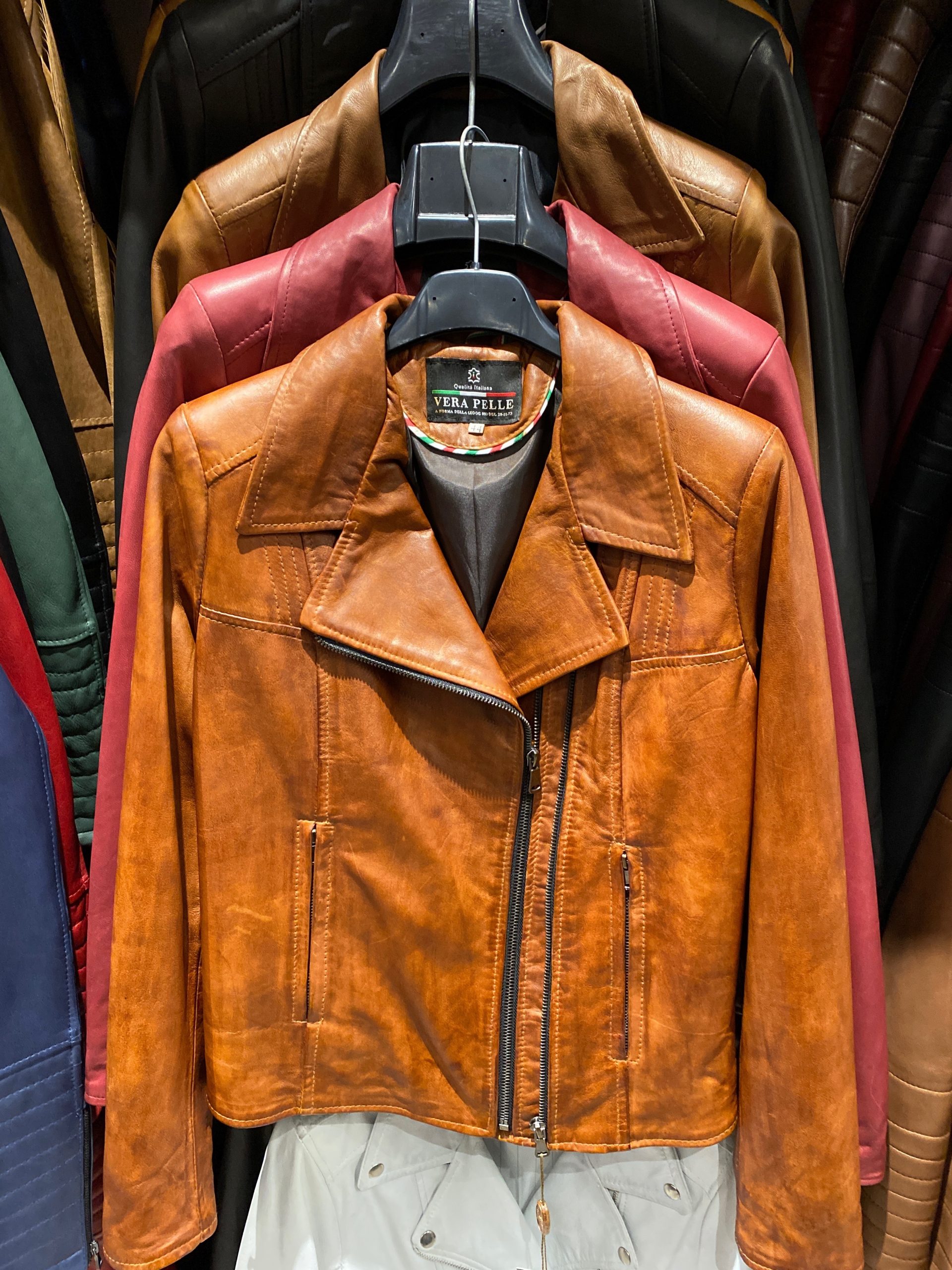 Leather Coats and Jackets in Florence in Italy - Layden Collette